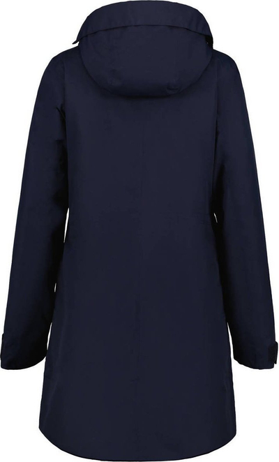 Pallto parka për goca Icepeak Alpena, e papërshkueshme nga uji, me kapuç, blu e errët