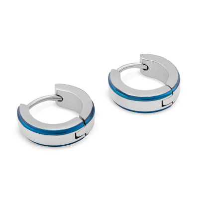 Vathë rreth çeliku Troli KS-147, 1.2 cm, vijë dekorative blu