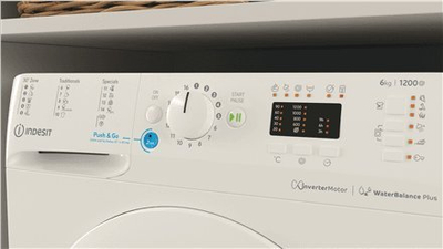 Makine larëse Indesit BWSA 61294 W EU N, 6 kg, 1150 rpm, klasa C, e bardhë