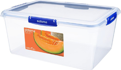 Пластичен сад Sistema Klip It Plus Rectangle, 10L, проѕирен