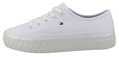 Atlete Tommy Hilfiger Flatform FW0FW04134-100, të bardha 39