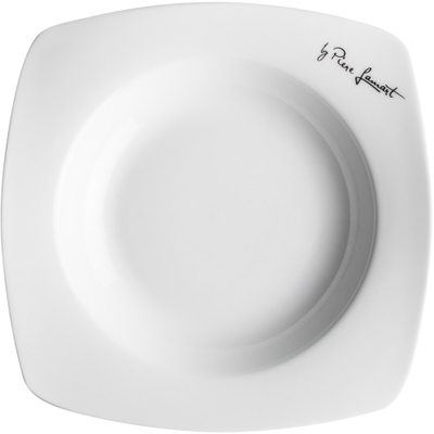 Pjata set porcelani 6 copë Lamart LT9002, të bardha
