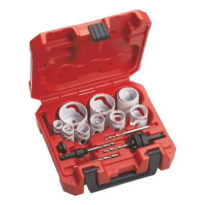 Set shpuese rrethore Milwaukee Hole Dozer, 14 copë, Bi-Metal, në kuti plastike