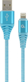 Kabllo Gembird USB-A në Lightning 1m blu (CC-USB2B-AMLM-1M-VW)