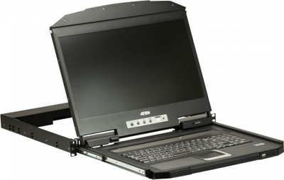 Konzolë KVM Aten CL3100NX, LCD 18.5", LED, e zezë