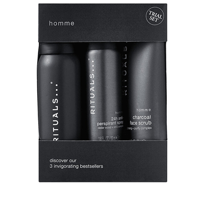 Set për trup për meshkuj Rituals Gift set for men Homme Trial Set