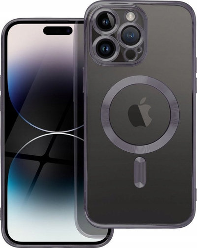 Futrollë telefoni OEM Electro Case për iPhone 16 Plus, MagSafe, e zezë
