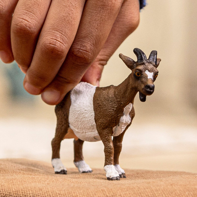 Фигурина Schleich FARM WORLD Goat 14887, 8 x 8 x 7 cm, за деца 3+