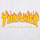 Bluzë me kapuç Thrasher Flame, Regular Fit, gri