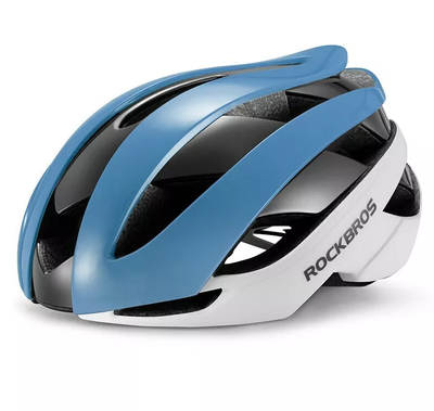 Helmetë Rockbros, e kaltër / bardhë 10110004003
