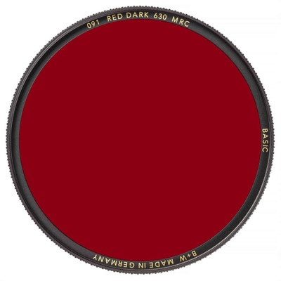 Filtër fotografik B+W Basic 091M MRC, 72mm, Dark Red 630