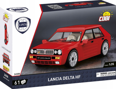 Set blloqesh Cobi Lancia Delta HF, maket 1:35, shumëngjyrësh