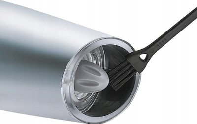 Mulli elektrik për kripë edhe piper Klausberg KB-7575A, mekanizëm qeramik, me dritë LED, ngjyrë argjendi