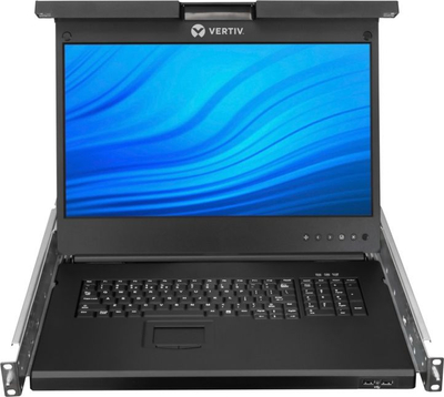 Konzolë KVM rackmount StarTech me dy shina, 17.3\", Full HD 1080p, DVI VGA, e zezë