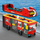 Lodër ndërtimi LEGO City 60407, autobus i kuq dykatësh, 5 minifigura, i kuq