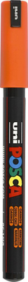 Marker Uni POSCA PC-1MR, majë ultra e hollë 0.7mm, bojë me bazë uji, shumëngjyrësh