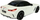 Makina me telekomandë Rastar BMW Z4 Roadster, 1:24, 27 MHz, e bardhë