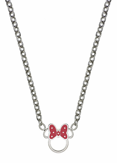 Qafore për fëmijë Disney Minnie Mouse, e argjendtë/kuqe