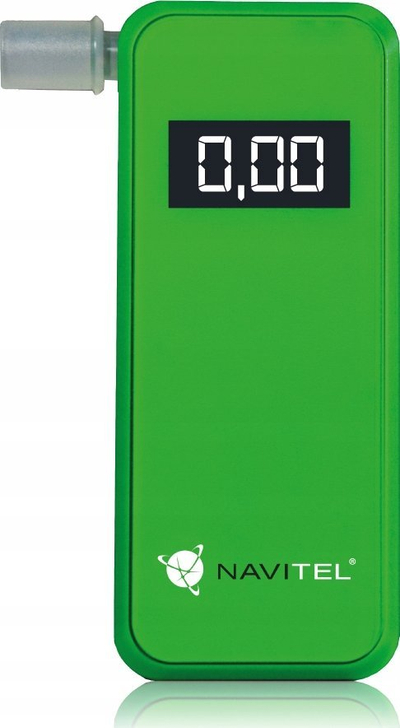 Alkoolmetër Navitel NAVITEL ALC 02, me sensor elektro-kimik, portativ, jeshil