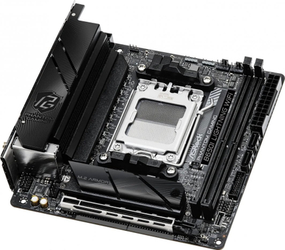 Pllakë amë ASRock B650I, AMD B650, Socket AM5, 2 slota, Bluetooth, Wi-Fi 6, Mini ITX