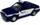 Maket makine policie Welly Polonez Caro, shkalla 1:39, metal, blu e bardhë