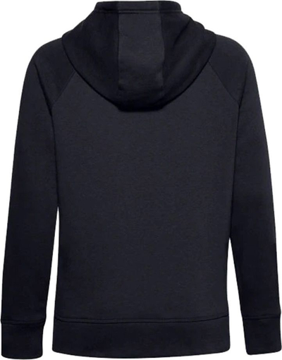 Bluzë me kapuç Under Armour Rival Fleece Hb W, fleece, për goca, e zezë