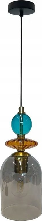 Llambë varëse Light Prestige Tropea, 1xE27, qelq smoky, mesatare