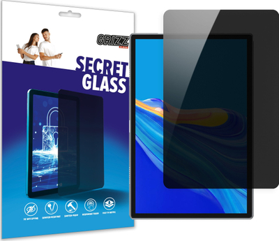 Xham mbrojtës hibrid për tablet Ulefone Tab A8 Grizz SecretGlass, me efekt privatësie, mat, transparent