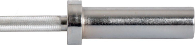 Shufër njëdorëshe olimpike inSPORTline OB-20, 51 cm, diametër 50 mm, ngjyrë gri metalike