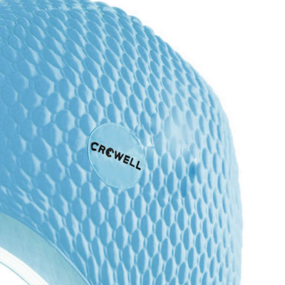 Kapelë noti Crowell Java Bubble, latex, për flokë të gjatë, blu e hapur