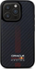 Kuti mbrojtëse Red Bull Carbon Fiber Power Bar MagSafe për iPhone 15 Pro, polikarbonat dhe TPU, me MagSafe, e zezë
