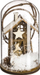 Dekor festash Atmosphera Glass Dome, kupolë xhami me zbukurime druri, 11 cm