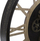 Orë muri Atmosphera Wall Clock Meca, 57 cm, metal edhe MDF, e zezë me ngjyrë druri