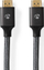 Kabllo HDMI Nedis Profigold, 10 m, 4K 60Hz, gri metalik