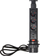 Prizë vertikale ORNO OR-AE-1349, 3x230V, 2x USB, e zezë