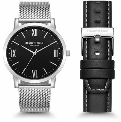 Orë dore Kenneth Cole Classic, 44mm, çelik inox, ngjyrë ari