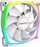 Ventilator kase Montech AX140 PWM, 140mm, ARGB, i bardhë