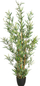 Bimë artificiale Atmosphera Bamboo, 120 cm, në vazo metalike, jeshile