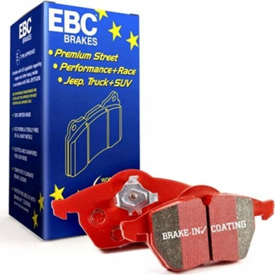 Ferro frenash EBC Redstuff, qeramike performancë, për aks mrapa, ngjyrë e kuqe
