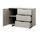 Komodë Cama ALMA 1D3S, 120x41.5x90 cm, me 3 sirtarë, ngjyrë cashmere