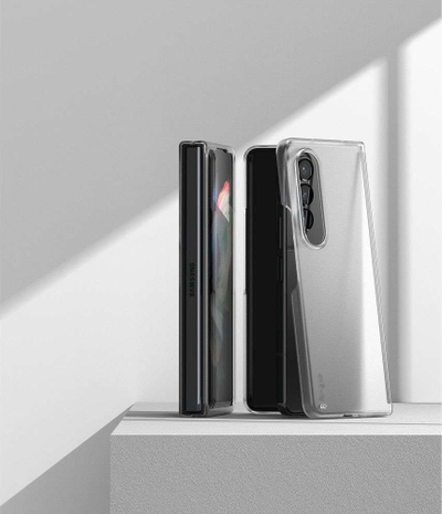 Kapak telefoni Ringke Slim për Samsung Galaxy Z Fold 4, polikarbonat, matte clear