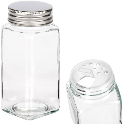 Raft erëzash Vilde Loft, 24 kavanoza qelqi 120ml, 90 etiketa, i zi