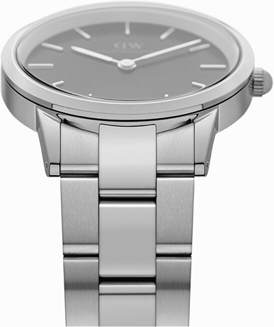 Orë dore Daniel Wellington Iconic Link 40 DW00100342, unisex, e argjendtë