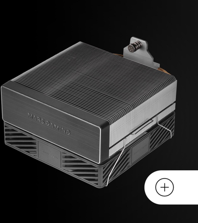 Ftohës CPU Mars Gaming MCPU-X4, 230W TDP, ventilator 120mm PWM, i zi