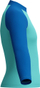 Bluzë rash për çuna Speedo, me mëngë t'gjata, UPF40+, blu