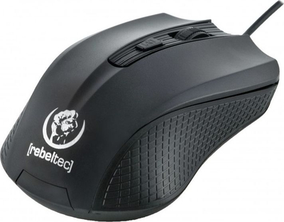 Maus me kabllo Rebeltec Blazer, optik, 1600 DPI, i zi