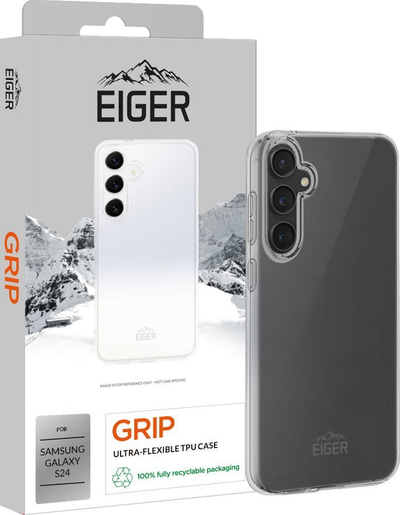 Futrollë telefoni Eiger Grip për Samsung Galaxy S24, TPU, transparente