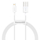 Kabllo USB Lightning Baseus Superior CALYS-A02, 1m, 2.4A, e bardhë