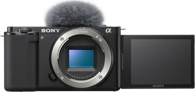 Kamerë mirrorless Sony Alpha ZV-E10, 24MP, video 4K, e zezë