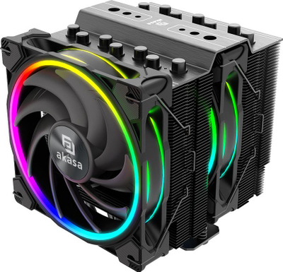Ftohës CPU Akasa Soho H7 AK-CC4026HP01, 120mm, i zi